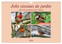 Sabine Löwer - CALVENDO Animaux  : Jolis oiseaux de jardin (Calendrier mural 2024 DIN A4 vertical), CALVENDO calendrier mensuel - Observés pendant toute l'année....