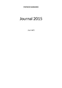 Patrick Sansano - Journal 2015 - Journal 1.