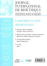 La bioéthique au Japon