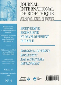 Biodiversité, biosécurité et développement durable