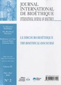 Le discours bioéthique