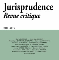 Vincent Forray et Sébastien Pimont - Jurisprudence Revue critique N° 5/2014-2015 : .