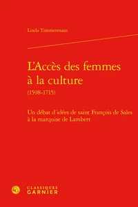 L'accès des femmes à la culture (1598-1715)