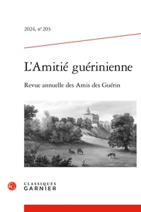 L'amitié guérinienne N° 203 . Edition 2025