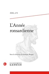 L'Année ronsardienne N° 8/2026