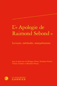L'"Apologie de Raimond Sebond"