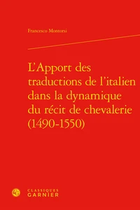 L'apport traduction de l'itatlien