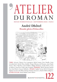 L'atelier du roman N° 122
