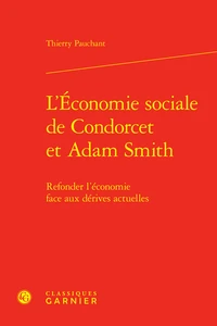L'économie sociale de Condorcet et Adam Smith