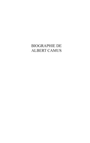 L'Été de Albert Camus (fiche de lecture et analyse complète de l'oeuvre)