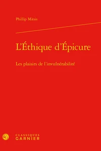 L'éthique d'Epicure