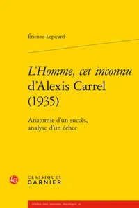 L'homme, cet inconnu d'Alexis Carrel (1935)