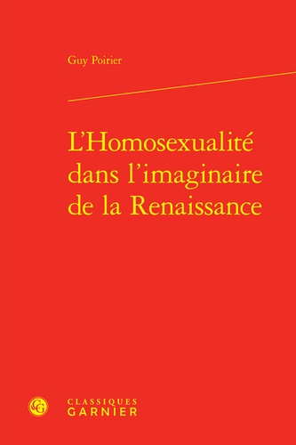 L'homosexualité dans l'imaginaire de la Renaissance
