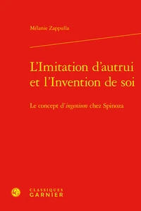 L'Imitation d'autrui et l'Invention de soi