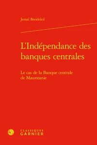 L'Indépendance des banques centrales