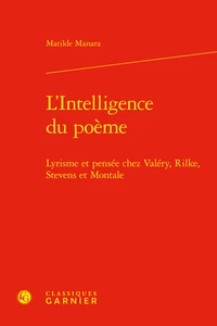 L'intelligence du poème