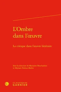 L'ombre dans l'oeuvre