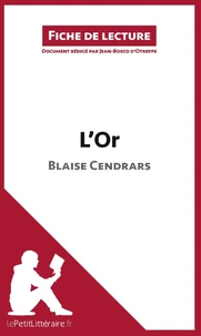 L'or de Blaise Cendrars