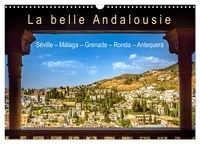 U-do U-do - CALVENDO Places  : La belle Andalousie: Séville - Málaga - Grenade - Ronda - Antequera (Calendrier mural 2024 DIN A3 vertical), CALVENDO calendrier mensuel - Lieux pittoresques et trésors culturels dans le sud de l'Espagne.