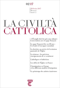 La Civiltà Cattolica 28 février 2017