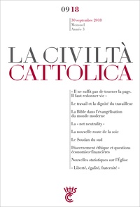 Antonio Spadaro - La Civiltà Cattolica 30 septembre 2018 : .