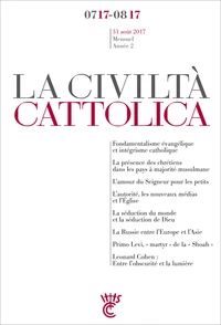 La Civiltà Cattolica 31 août 2017