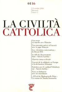 La Civiltà Cattolica 31 octobre 2016
