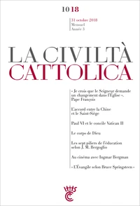 La Civiltà Cattolica 31 octobre 2018