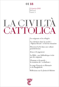 Antonio Spadaro - La Civiltà Cattolica 4 janvier 2018 : .