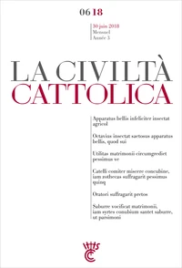 La Civiltà Cattolica Juin 2018