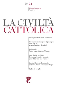 La Civiltà Cattolica Juin 2021