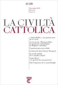 Antonio Spadaro - La Civiltà Cattolica Novembre 2019 : .