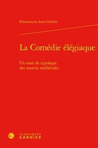 La comédie élégiaque