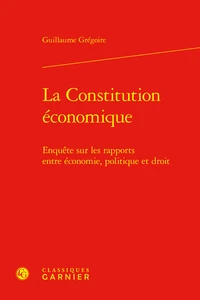 La constitution économique