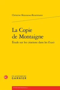 La copie de Montaigne