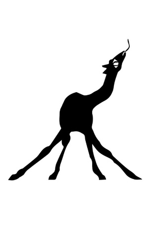 La langue de la girafe
