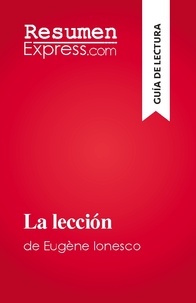 Frankinet Baptiste - La lección - de Eugène Ionesco.