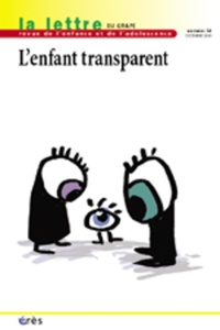 Collectif - La lettre du GRAPE N° 54 Décembre 2003 : L'enfant transparent.