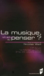 La musique, un art du penser ?