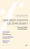 La Nouvelle Revue Française N° 609, septembre 2014 Que peut (encore) la littérature ?
