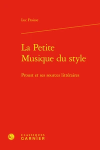 La petite musique du style
