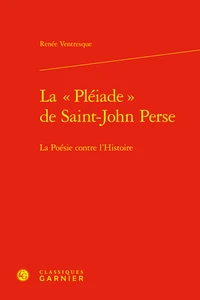La "Pléiade" de Saint-John Perse
