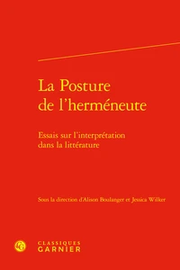 La posture de l'hermeneute