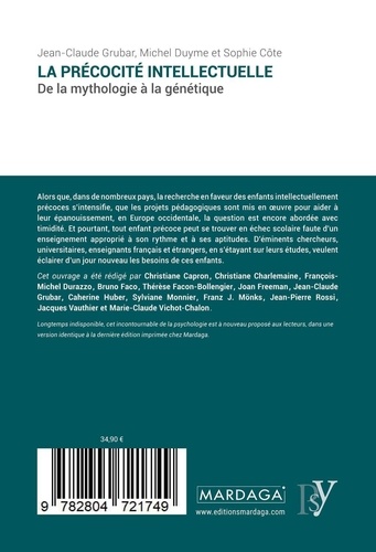 La précocité intellectuelle. De la mythologie à la génétique 2e édition