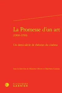 La Promesse d'un art (1900-1950)