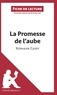 Natacha Cerf - La promesse de l'aube de Romain Gary - Fiche de lecture.