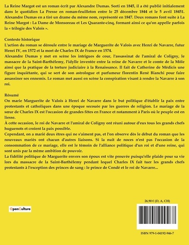 La Reine Margot - Tome II. Un roman historique d'Alexandre Dumas