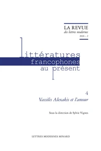 Vassilis alexakis et l'amour