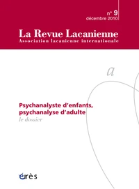 La psychanalyse, pas sans les enfants...