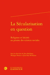La sécularisation en question